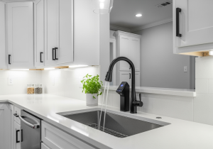 Touchless smart faucet kitchen bathroom remodel Canton GA - motion sensor hygiene i-Renovate installation